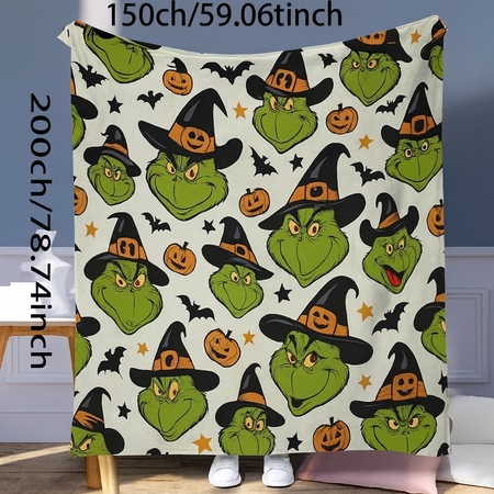 Halloween Grinch Plush Blanket | Cozy Throw for Kids & Adults | Perfect for Fall Decor, Spooky Movie Night, Halloween Gift, Cozy Home [...]