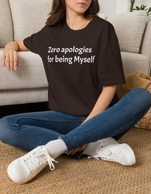 Load image into Gallery viewer, 'Zero Apologies for Being Myself' Graphic T-Shirt

