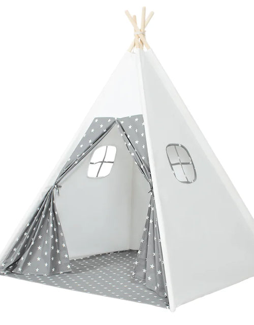 Load image into Gallery viewer, 47&#39;&#39; W X 47&#39;&#39; D Indoor / Outdoor Polyester Triangular Play Tent
